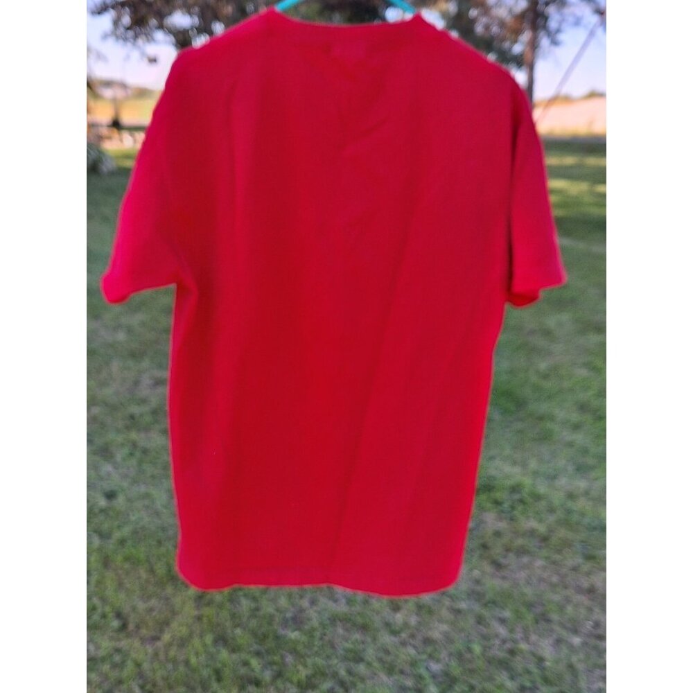 Maryland Terrapins NCAA Team Logo Short Sleeve Red Large T-Shirt - Picture 4 of 5